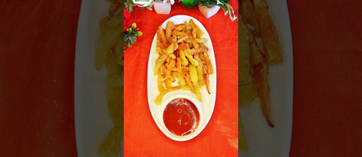 Crispy Papaya French Fries Recipe #asmr #cooking #shorts  #food