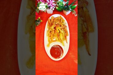 Crispy Papaya French Fries Recipe #asmr #cooking #shorts  #food