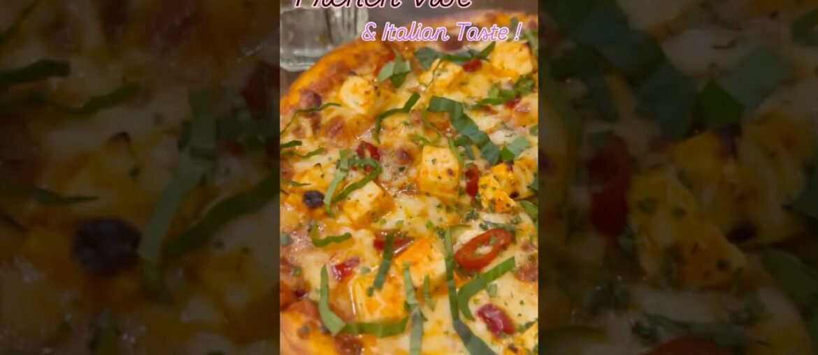 French Vibes & Italian Taste 🍕#pizza #food #viral #shorts #trending