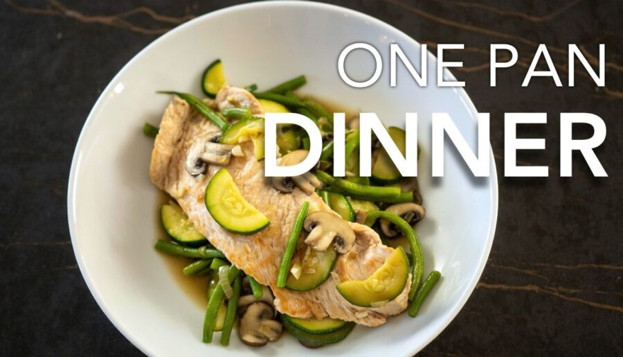 One Pan French Turkey Dinner in 20 Minutes Juicy Every Time