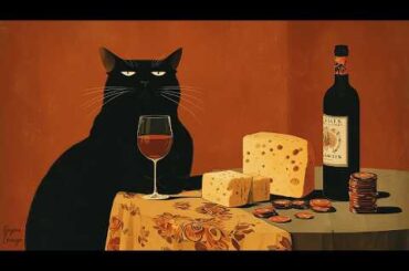 The Black Cat’s Table – Vintage Noir Jazz for Late Night Relaxation