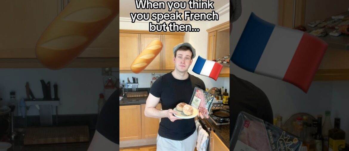 When you think you speak French… but then a French person makes you food 🥖🇫🇷