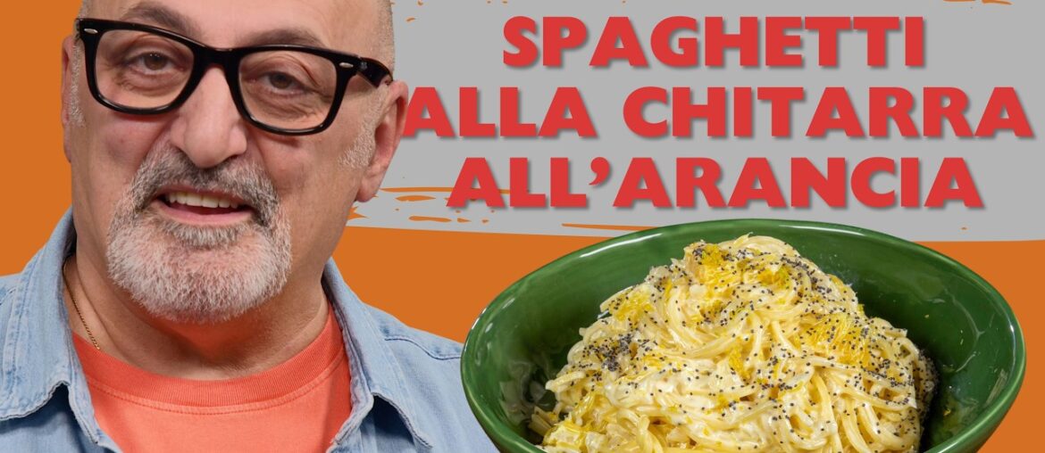 Spaghetti alla Chitarra all’Arancia 🍊 Ricetta Gourmet Facile
