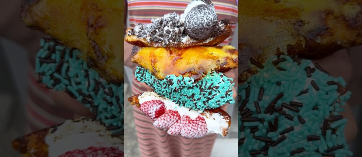 もはやアート⁉︎自社製造の高級食パンを使ったフレンチサンド🐣🔥