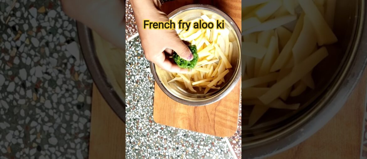 French fry aloo se #recipe #cooking #easyrecipe #cookingvideo