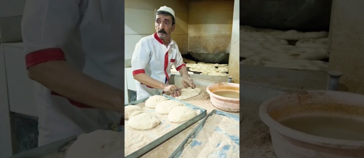 Iran is the bread 🥖 Barbari #shortsvideo