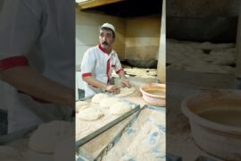Iran is the bread 🥖 Barbari #shortsvideo