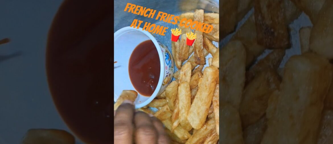 Homemade French Fries 🍟 | Crispy & Easy Recipe 😋