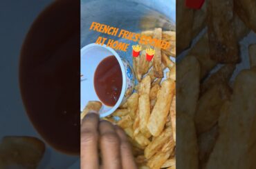 Homemade French Fries 🍟 | Crispy & Easy Recipe 😋