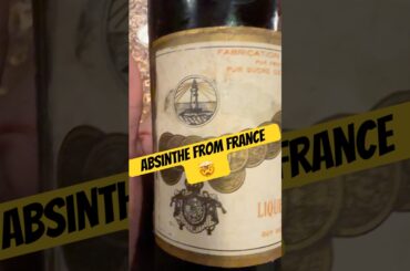 Opening an old absinthe made in France. You win some, you lose some