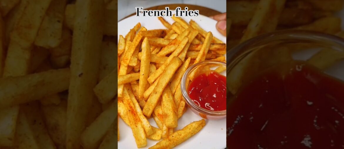 Crispy French Fries Recipe🍟 | Potato Snack Recipe #potato #frenchfries #food #shortrecipe #ytshorts
