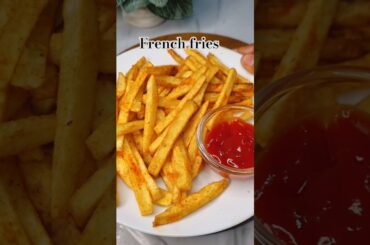 Crispy French Fries Recipe🍟 | Potato Snack Recipe #potato #frenchfries #food #shortrecipe #ytshorts