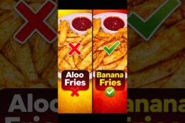 Aloo Fries bhool jao! 😱 Kache Kele ke Crispy French Fries | Healthy & Tasty 🤤 #bananafry #shorts