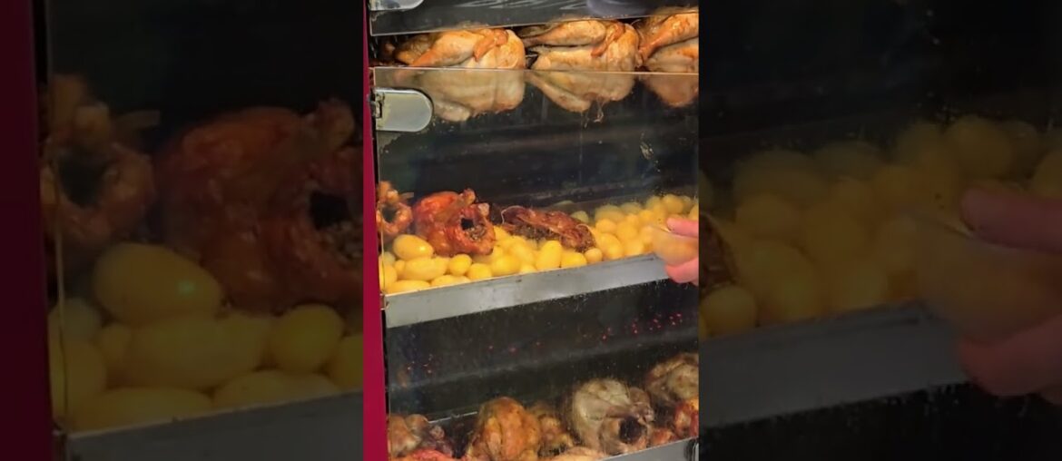 secret french rotisserie chicken with potatoes in paris, only the paris locals know #frenchfood