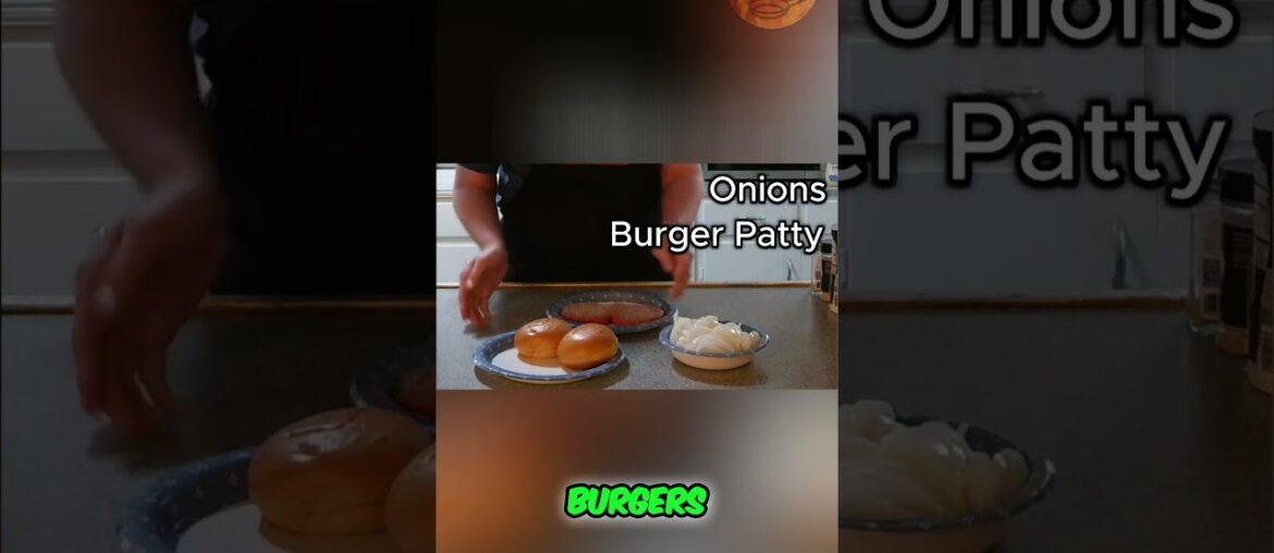 French Onion Burger Recipe 🍔 | Easy Juicy Burger with Gruyère Option #Shorts