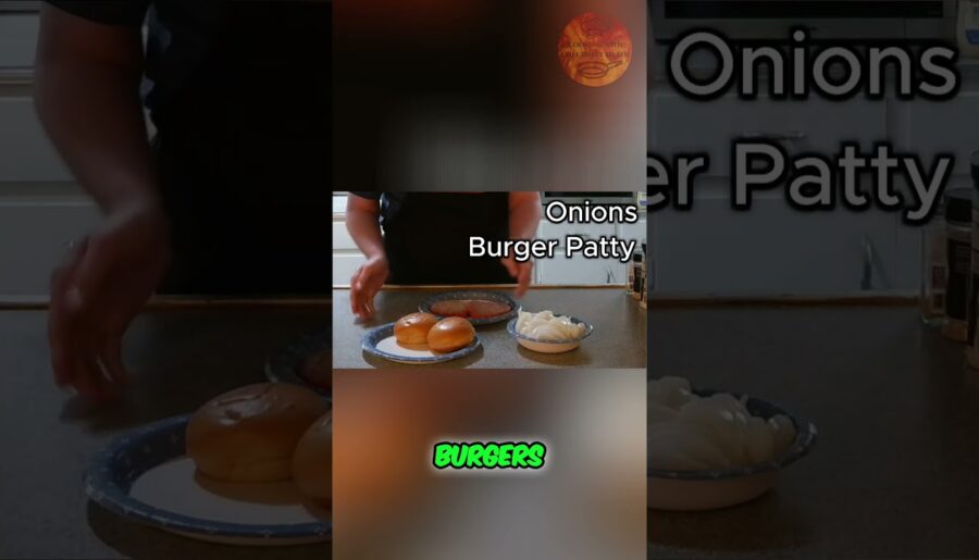 French Onion Burger Recipe 🍔 | Easy Juicy Burger with Gruyère Option #Shorts