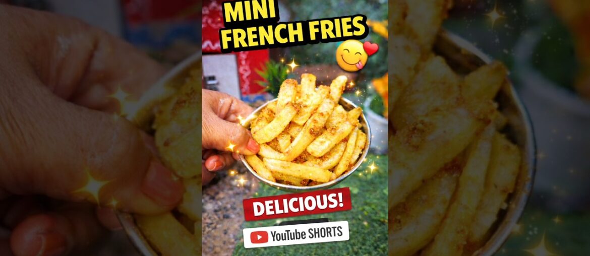 Mini French Fries 🍟🔥 | Crispy & Tasty Recipe😋  Shorts #miniaturecooking #foodie #ytshorts #trending