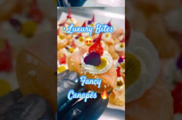 Fancy  Navette Saumon Canapés You Need to See 😍 #shorts#navette