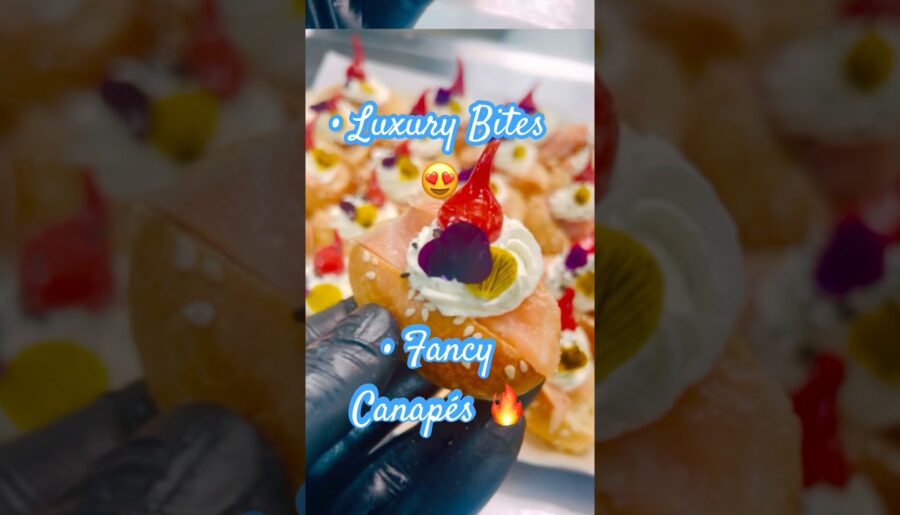 Fancy Navette Saumon Canapés You Need to See 😍 #shorts#navette
