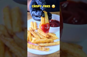 Crispy French Fries Ghar Pe 😳🔥 | Better Than Market #food #fries #shorts