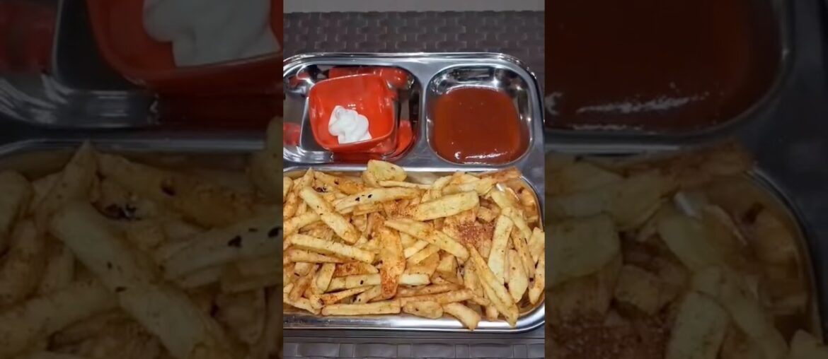 Peri peri French fries 🍟 #food #motherscooking#periperifries #gujratifrenchfries#viral#recipe#home