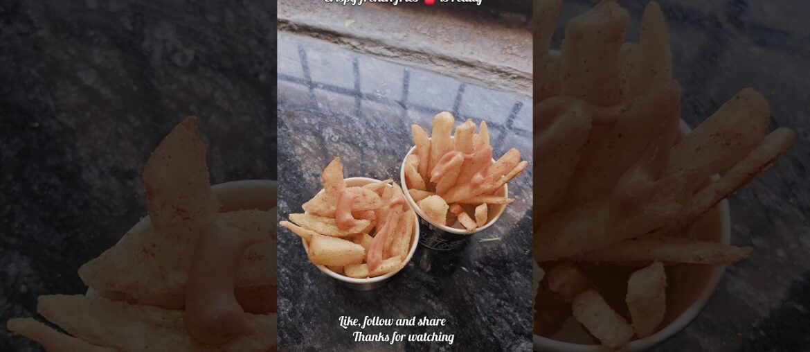 Crispy french fries #frenchfries #recipe #recipe #ytshorts #subscribe #frenchfries #potato #yummy