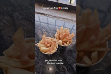 Crispy french fries #frenchfries #recipe #recipe #ytshorts #subscribe #frenchfries #potato #yummy
