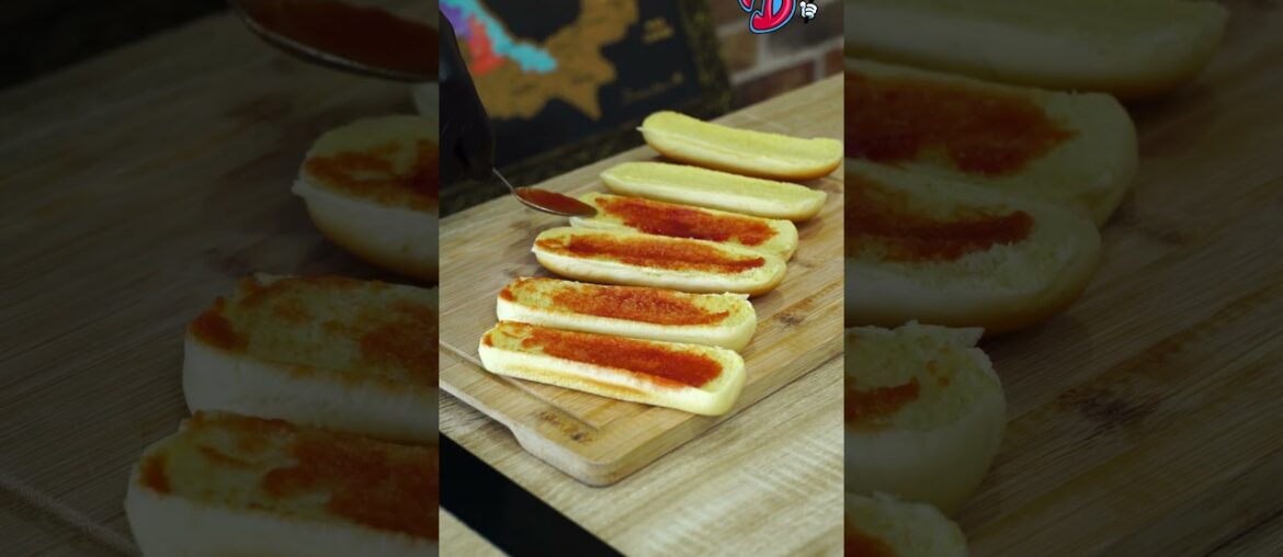 ¡PIZZA DE PAN FRANCÉS!!🤤 Recetas fáciles y deliciosas de tus series y películas favoritas. ❤️