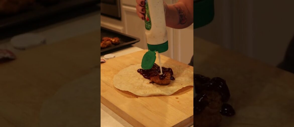 Crispy BBQ Chicken Wrap