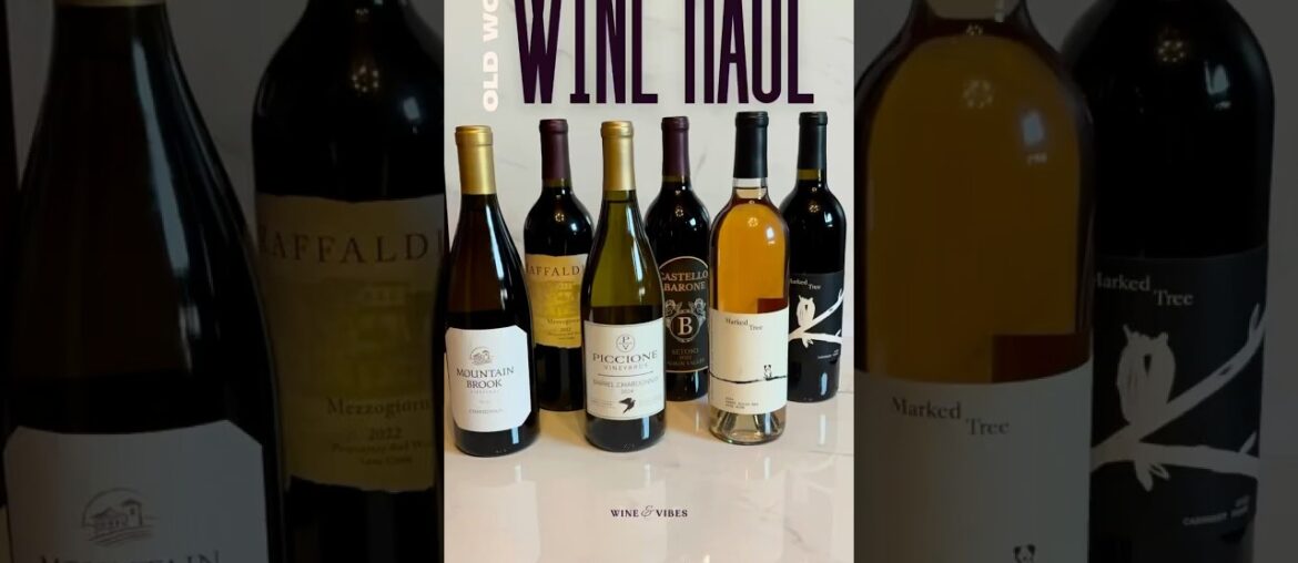 Teaser: Old World #WineHaul