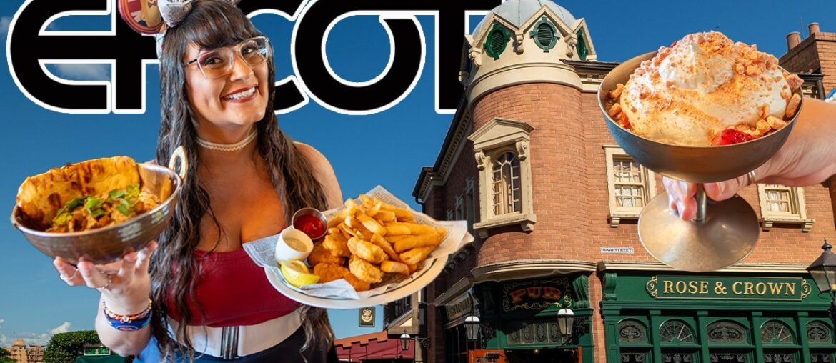 Rose and Crown NEW MENU CHANGES 🌹👑 Disney World EPCOT food update review 2026