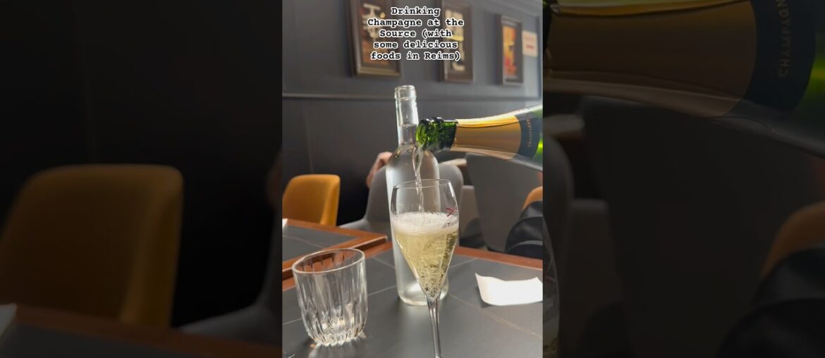 Drinking Champagne at the Source (with some delicious foods in Reims)