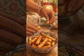 Suji French Fries Recipe | Crispy Rava Fries | No Potato Snacks #shorts