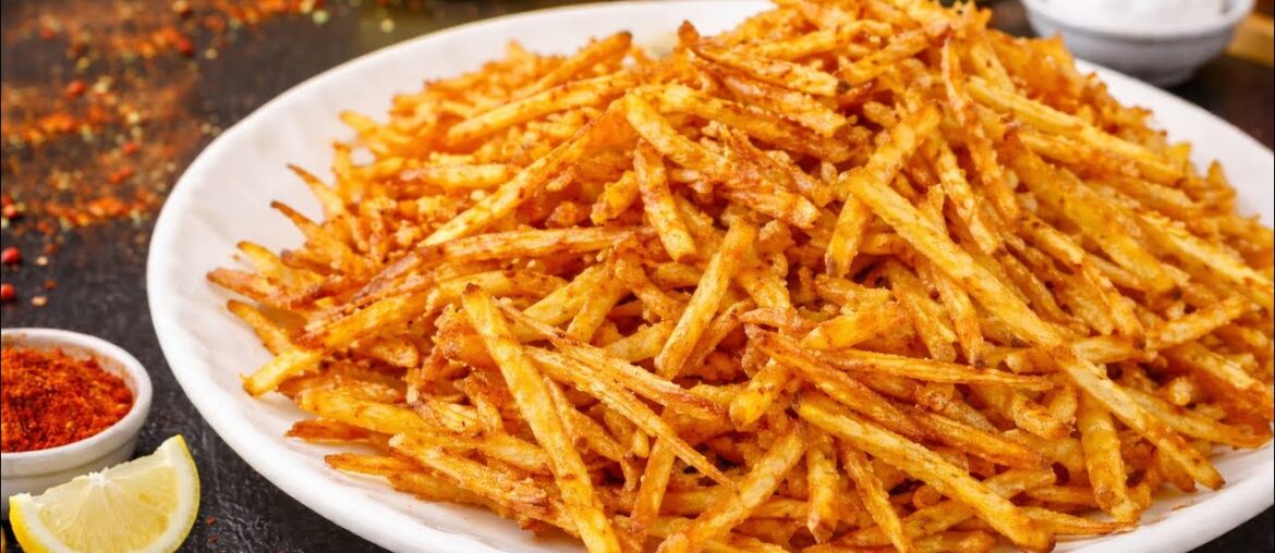 Crispy Crunchy Street Style Fries | Perfect French Fries Recipe 🍟