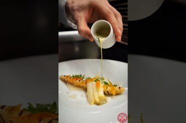 White Asparagus at Le Cinq Paris | Chef Christian Le Squer