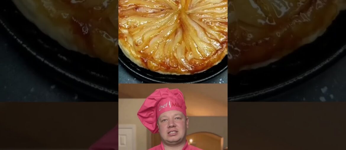 Французский пирог с грушей из 5 ингредиентов #foodie #рецепт #еда