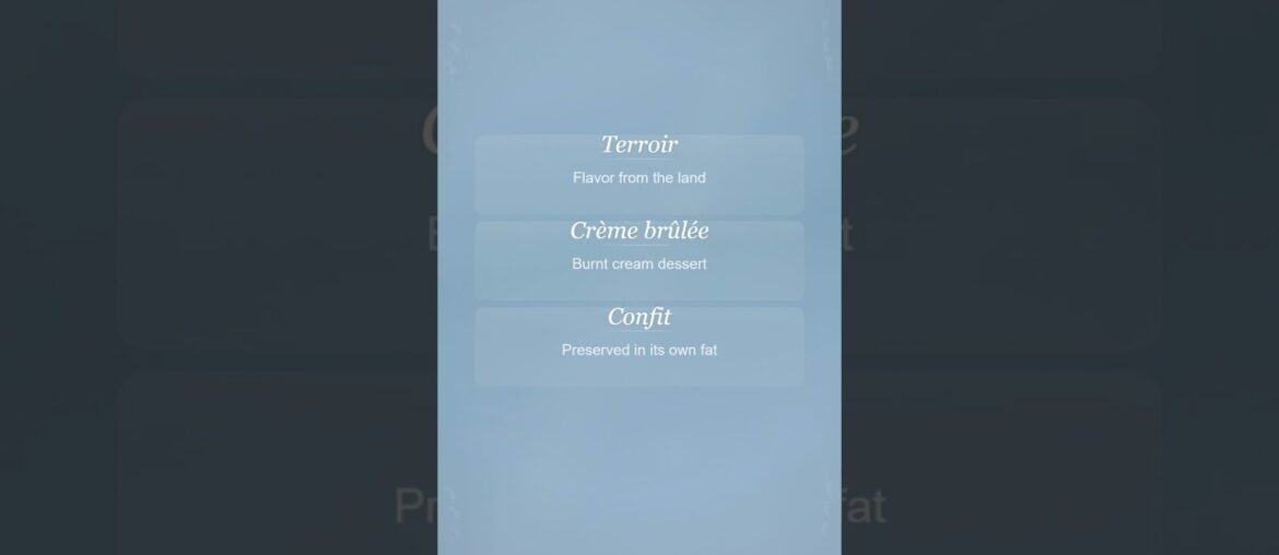 3 French Food Words That Sound Delicious