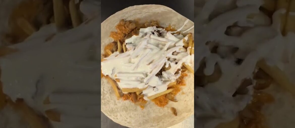 French Tacos Viande Kebab Sauce Algérienne & Gruyère #BR3 #food #foodlover #halal #Tacos