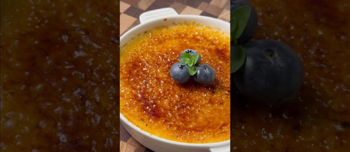 Creme brûlée 🇫🇷 #asmrfood #recipeoftheday #dessert #cremebrulee #french