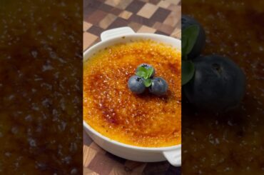 Creme brûlée 🇫🇷 #asmrfood #recipeoftheday #dessert #cremebrulee #french