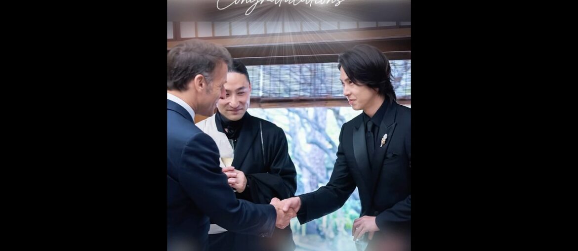 Tomohisa Yamashita The Chevalier of the French Order of Agricultural Merit  #山下智久 #fanedits #shorts