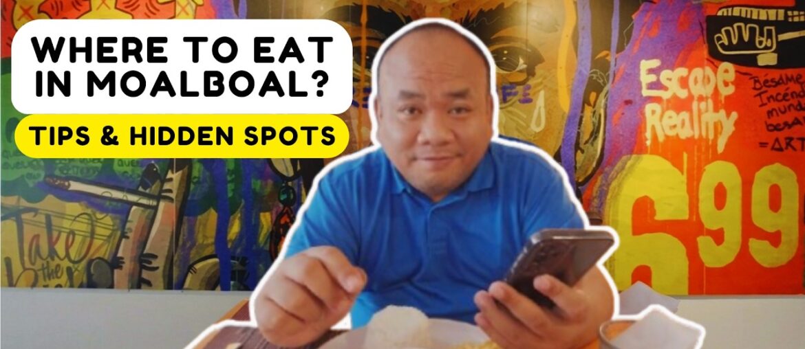 DON'T EAT in Moalboal until you watch this! Authentic French Bakery, Buy1 Take1 & Secret Food Court