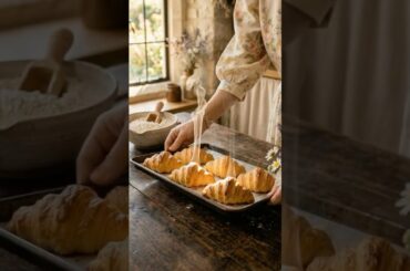 Perfect French Croissants at Home 🥐  Flaky, Buttery & Bakery Style Recipe