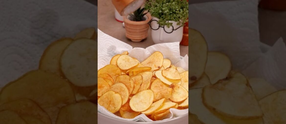 PATATINE CHIPS FRITTE FATTE IN CASA
