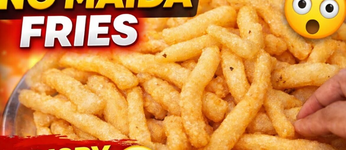 CRISPY SUJI FRENCH FRIES YOU MUST TRY  Aloo Suji Fries Easy Recipe @cookingwithsimmo5788