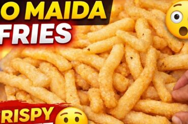 CRISPY SUJI FRENCH FRIES YOU MUST TRY  Aloo Suji Fries Easy Recipe @cookingwithsimmo5788