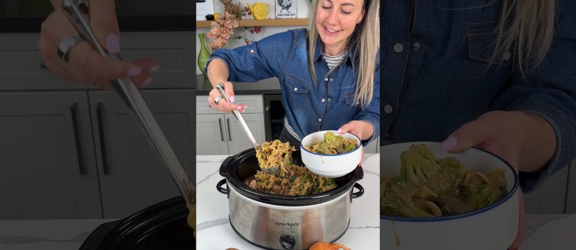 The Best Crockpot Beef and Noodles I’ve Ever Made