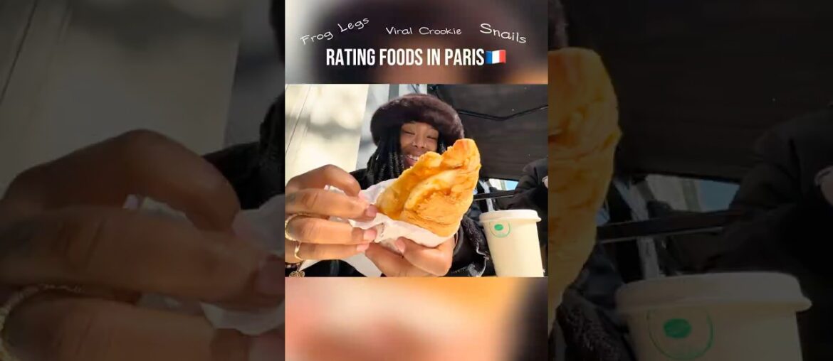 FROG LEGS ACTUALLY TASTE LIKE CHICKEN😂 #foodshorts #parisfood #froglegs
