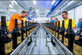 Inside a Million Dollar Wine Collection Factory Full Process from Vineyard to Bottle