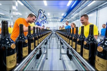 Inside a Million Dollar Wine Collection Factory Full Process from Vineyard to Bottle